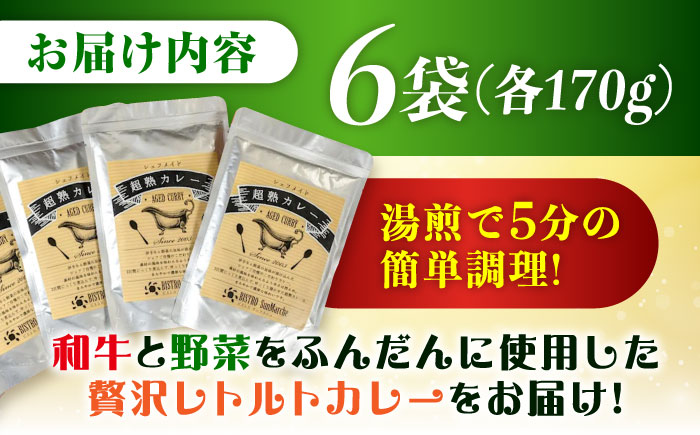 【お中元対象】【贈答用】【ご当地特選グルメ！】手作りビーフカレー 6食入り　愛媛県大洲市/有限会社ヒロファミリーフーズ [AGBX016]レトルトカレー カレーライス ランチ キーマカレー チキンカレ