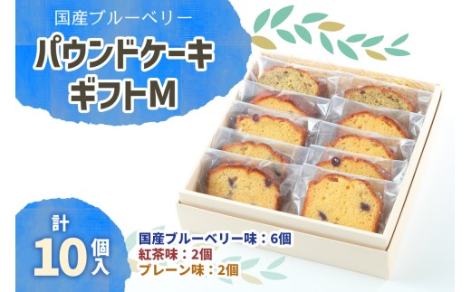 国産ブルーベリー パウンドケーキ ギフトM｜国産 無農薬 詰め合わせ 手作り [0289]