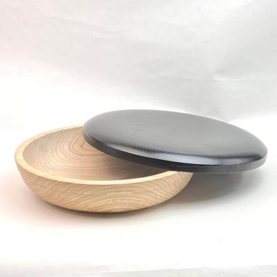 ふるさと納税 南木曽町 ちらし寿司の器浅33cm蓋付(黒)