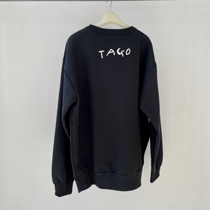 TAGO SWEATSHIRT【LLサイズ／BLACK】 [h125]
