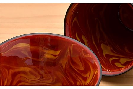 【波佐見焼】レッドマーブル マグカップ2個 飯碗2個セット 茶碗 丼 スープマグ  食器 皿 【舘山堂】 [RC23] 波佐見焼