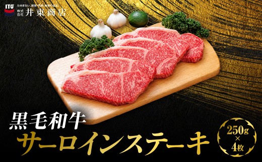 黒毛和牛サーロインステーキ　250g×4枚 MBBQ001