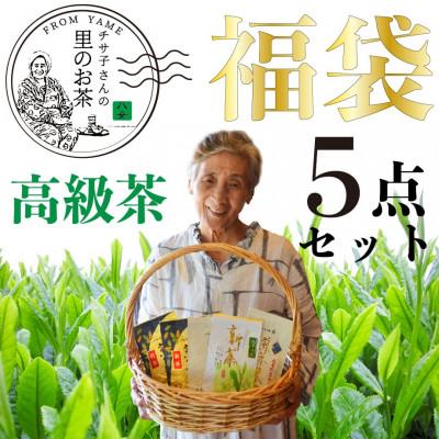 ふるさと納税 八女市 八女茶福袋人気の深蒸し茶5種類入り