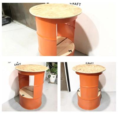 ふるさと納税 加西市 テーブル ドラム缶リメイク　テーブル縦型[No5698-2000]