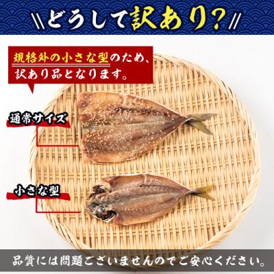 ふるさと納税 門川町 ＜訳あり＞国産あじ開き40枚セット(合計2kg以上) |  | 01