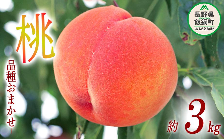 
            【 厳選品種 】 美味しい桃 3kg （ 品種おまかせ ） 配送先は本州限定 2025年8月上旬頃から2025年9月上旬頃まで順次発送予定 ふるさと振興公社 桃 もも モモ 長野県 飯綱町 [0143]
          