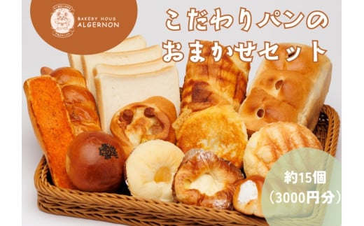 こだわりパンの3000円おまかせセット【パン セット おまかせ パンセット モーニング 贈り物 ベーカリー 食パン ジャム クロワッサン ランチ 朝食 自家製 福島 冷凍 日持ち 美味しい 人気】