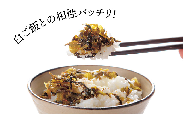【定期便6回】明太子入りからし高菜600g（300g×2袋） 《糸島》【やますえ】 [AKA057]