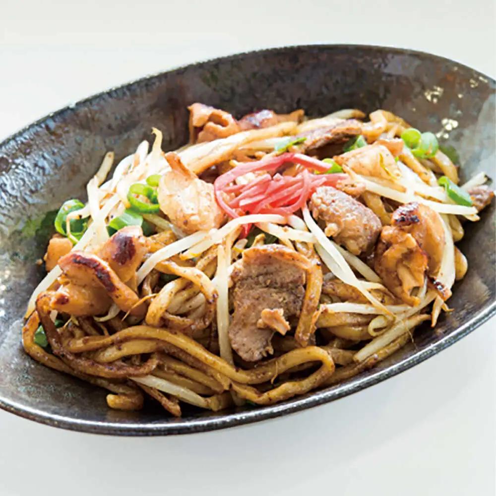 ホルモン焼きうどんセット 700g 日田市 ホルモン うどん [ARAY004]