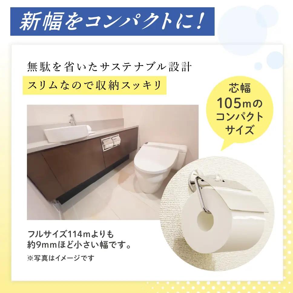 【2回お届け 計144ロール】エリエール i:na(イーナ) トイレットティシュー ダブル 50m 12R 6パック 長さ2倍巻 長持ち まとめ買い ペーパー 紙 防災 常備品 備蓄品 消耗品 備蓄 