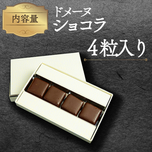 ドメーヌ ショコラ 4粒 ショコラ
