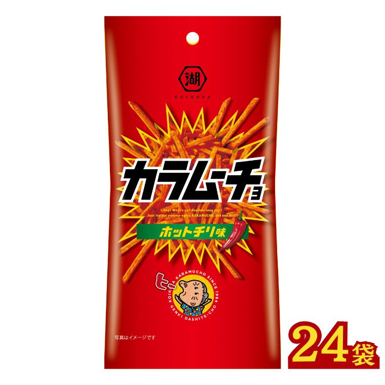 【ふるさと納税】《湖池屋》スリムバッグ スティックポテト 『カラムーチョ ホットチリ味』 34g×24袋　　 【ポテトチップス】