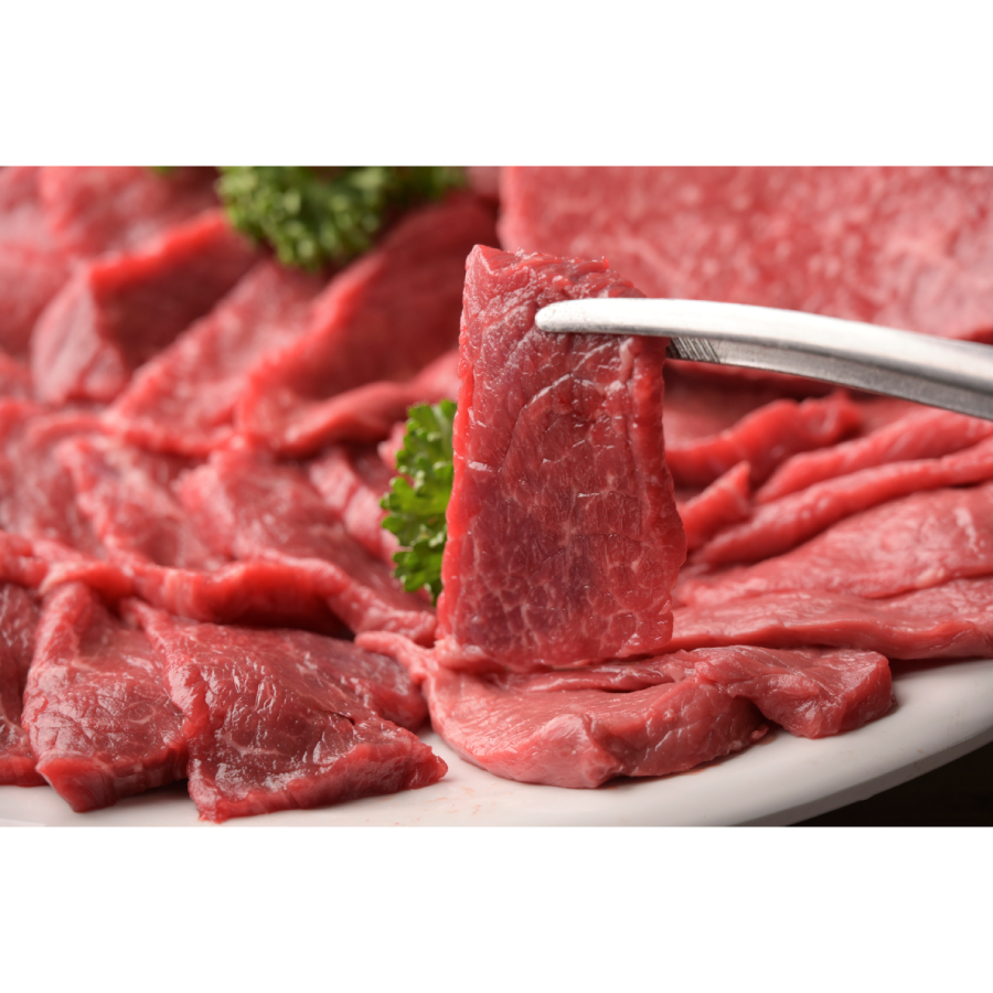 ＜大心産業株式会社＞おおいた和牛赤身セット【焼肉用500g・ステーキ用150g×3(合計950g)】ステーキソース付き