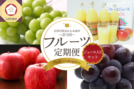 【2026年7月発送開始】 フルーツ定期便 5回 ジュース入り 訳あり品含む | フルーツ定期便