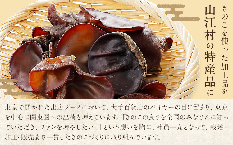 乾燥きくらげ 100g 鷹乃産業有限会社 《30日以内に出荷予定(土日祝除く)》熊本県 球磨郡 山江村 きくらげ きのこ 野菜---sy_takaksk_30d_25_10500_100g---