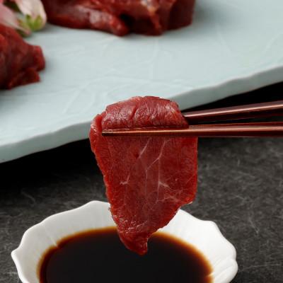 ふるさと納税 八代市 国産赤身馬刺しスライス160g(40g×4)(八代市) |  | 01