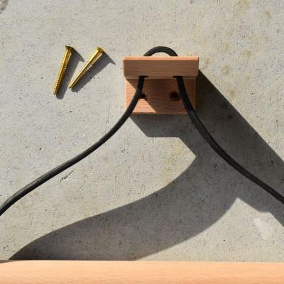 ふるさと納税 河内長野市 本革タオルホルダー ブナ ブラック 国産レザー Teha’amana |  | 02