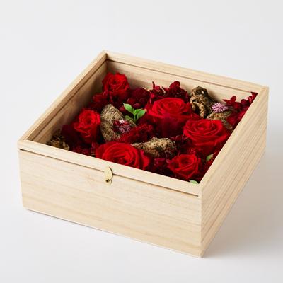 ふるさと納税 日出町 プリザーブドフラワー赤 |  | 02