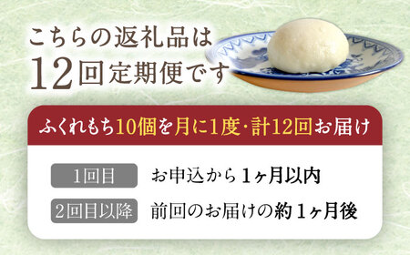 【12回定期便】 国産 小麦の ふくれもち （ 冷蔵 ）   計120個 【ひとてま屋】[TDS004]