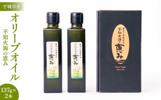 オリーブオイル 「 不知火海の恵み 」137g×2本 熊本県 宇城市産 【2026年7月下旬までに順次発送予定】 オリーブ油