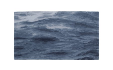 【山形緞通×奥山清行】 『UMI』 Cool Gray (S) 高級 カーペット 絨毯 じゅうたん インテリア ラグ おしゃれ オシャレ お洒落 oc-loums-cg