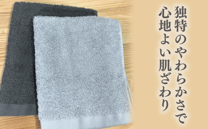 ナチュレル 泉州ハンドタオル10枚（グレー系）【泉州タオル 国産 吸水 普段使い 無地 シンプル 日用品 家族 ファミリー】 G1508