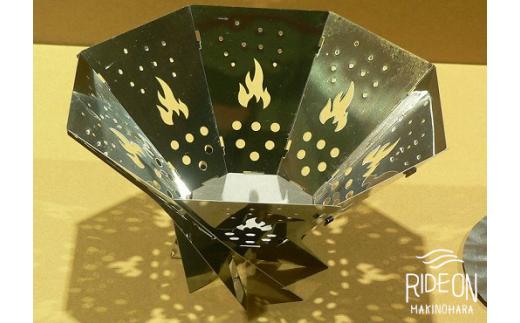 アウトドア用品　ミニサイズ焚き火台 「WFT2-P」 キャンプ アウトドア ステンレス ステンレス製 おすすめ 軽量 折りたたみ コンパクト ソロキャンプ 人気 頑丈 バーベキュー 登山 グループキャンプ 冬キャンプ 長持ち 耐久性 組み立て 簡単 お手軽 錆びにくい 静岡県 牧之原市 太田工業 国内 日本 国産 国内生産 耐食性 フェライト系 ステンレス鋼 プレート 人気 通販 送料無料