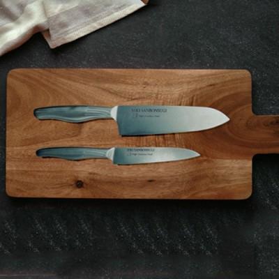 ふるさと納税 関市 関三本杉オールメタル三徳ペティセット　オールステンレス |  | 01