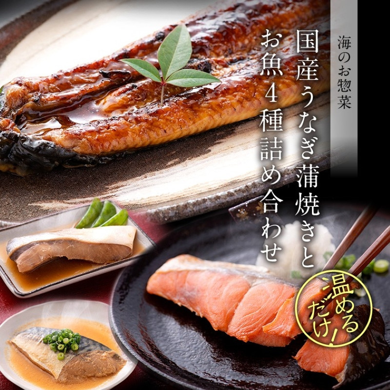 
            【12月26日受付分まで年内配送】煮魚 焼魚 4種16切+うなぎ蒲焼1尾 セット [B-088010]【年内発送 年内お届け】
          