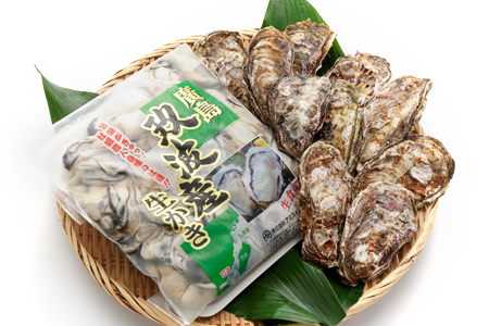 [2027年1月8日より発送！]オレの牡蠣 広島県大竹市産 生牡蠣 むき身1kg＆殻付(7個から10個) 牡蠣 Aセット [1882]