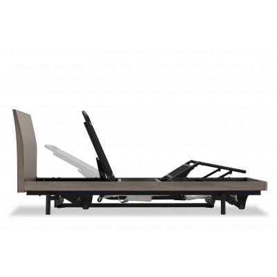 ふるさと納税 上峰町 電動ベッド グランサスGS-02F(2M) レッグタイプマットレス付シングル グレー/ウォールナット |  | 02