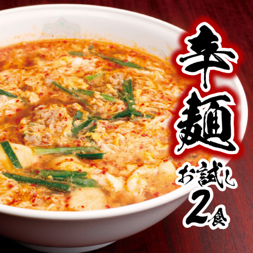 辛麺お試しセット(辛麺×2食)　N040-YA0408