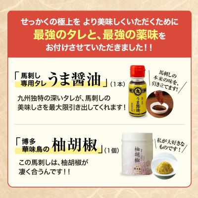 ふるさと納税 御船町 【毎月定期便:16食×3回】純国産 熊本馬刺し生活、赤身ウルトラコース　九州アスリート食品 |  | 03