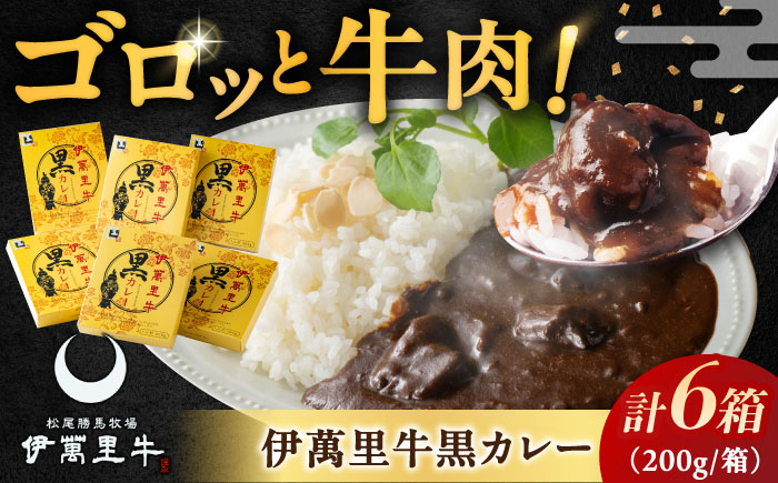 伊萬里牛黒カレー 6食分（200g×6箱） / 簡単調理 / 佐賀県 / まつお食肉卸株式会社 [41AECZ016]
