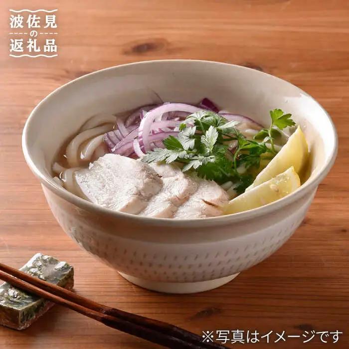 【波佐見焼】白刷毛飛び鉋 丼 茶碗 どんぶり 食器 【利左エ門窯】 [QB42]  波佐見焼