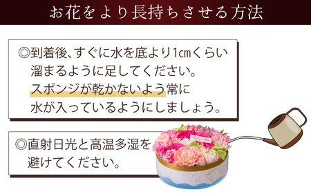 【季節限定商品】【先行予約】フラワーケーキＳ Mothers day Flower Gift 花ギフト 生花 ＜想いを届ける母の日ギフト＞※2025年5月6日～9日の間にお届け / 母の日 プレゼント サプライズ 人気店 おしゃれ かわいい 花 アレンジメント ギフト メッセージカード付