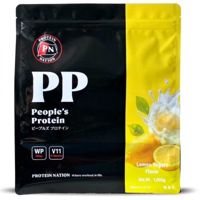 
            Protein Nationピープルズプロテイン　レモンヨーグルト風味　1kg【1650037】
          