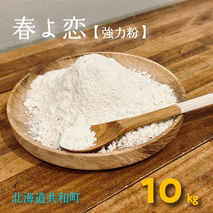 【ふるさと納税】北海道共和町産【春よ恋】強力粉1kg×10袋(計10kg) パン お菓子 スイーツ