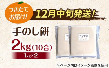 【12月中旬より発送】 みたけ のし餅 1升（約2㎏）/餅 お餅 のしもち/御嵩町/株式会社アオキ[AVBN007]