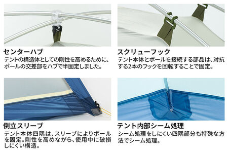 PUROMONTE 軽量 ダブルウォールテント 1人用 3シーズン対応 ライトグリーン［VEL-10 3S］テント用品 アウトドア用品 [テント テント用品 アウトドア用品 PUROMONTE プロモ