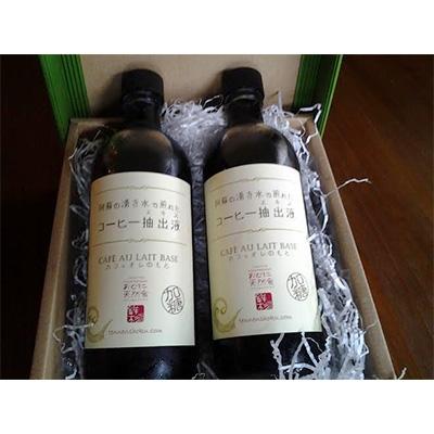 ふるさと納税 小国町 阿蘇の湧き水で煎れたコーヒー抽出液(500ml×2本入)