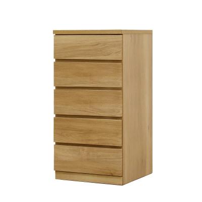 ふるさと納税 大川市 幅50-5段(奥行55cm)オーク色 クローゼットチェスト「フィット」大川家具【丸田木工】