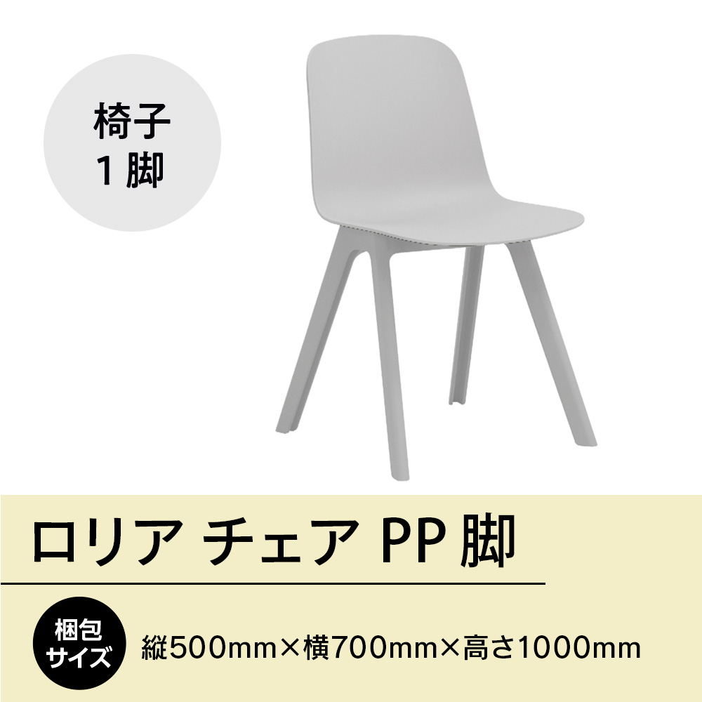 ロリア チェア PP脚　P3003-10W　GZ054