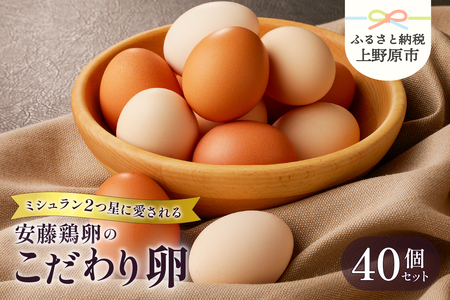 【山梨県産 卵】 安藤鶏卵のこだわり卵 40個
