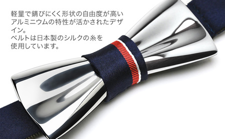 nodo metal tie silver / polished　メタル タイ シルバー/ファッション 小物 蝶ネクタイ メンズ ファッション   ギフト 贈り物