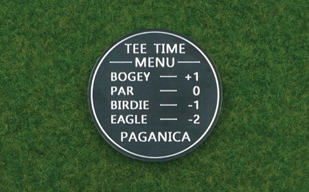 ボールマーカー TEE TIME【PAGANICA TOOLS】 瑞浪市 / ジオニック ゴルフ ギフト 高級[AZBQ157]