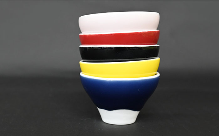 【波佐見焼】富士のぞき ぐい 5点セット【協立陶器】 [TC91]