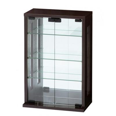 ふるさと納税 海南市 卓上コレクションケース　縦型　ダークブラウン |  | 01