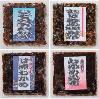 ふるさと納税 松原市 【ギフト包装対応】釜炊き佃煮・塩昆布詰合せ　4袋入 |  | 01