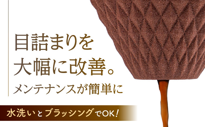 【波佐見焼】ekubo one drip セラミックコーヒーフィルター Choco brown【燦セラ】 [DF22]